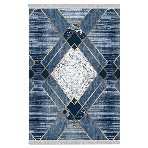 فرش پارچه‌ای دفه مدل فرشینه طرح مدرن کد 396