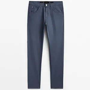 شلوار مردانه ماسیمو دوتی مدل SLIM-FIT TEXTURED DENIM-EFFECT 
