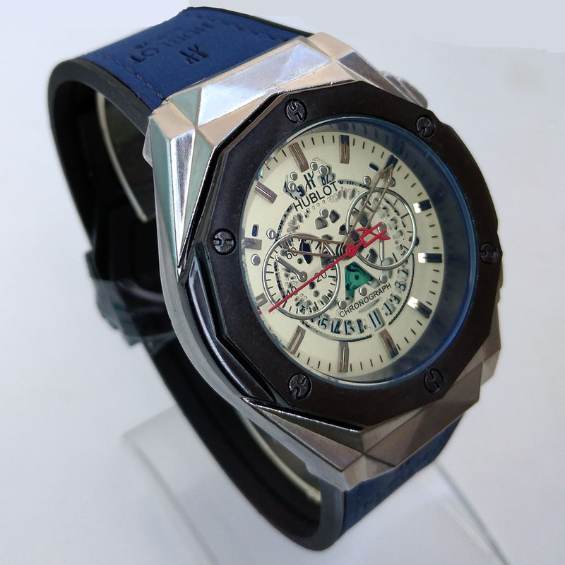 ساعت مچی عقربه ای پسرانه مدل تراش خورده کد 458