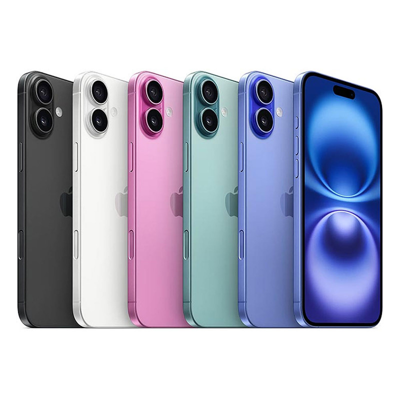 گوشی موبایل اپل مدل iPhone 16 CH دو سیم کارت ظرفیت 128 گیگابایت و رم 8 گیگابایت - به همراه شارژر 20 وات اپل