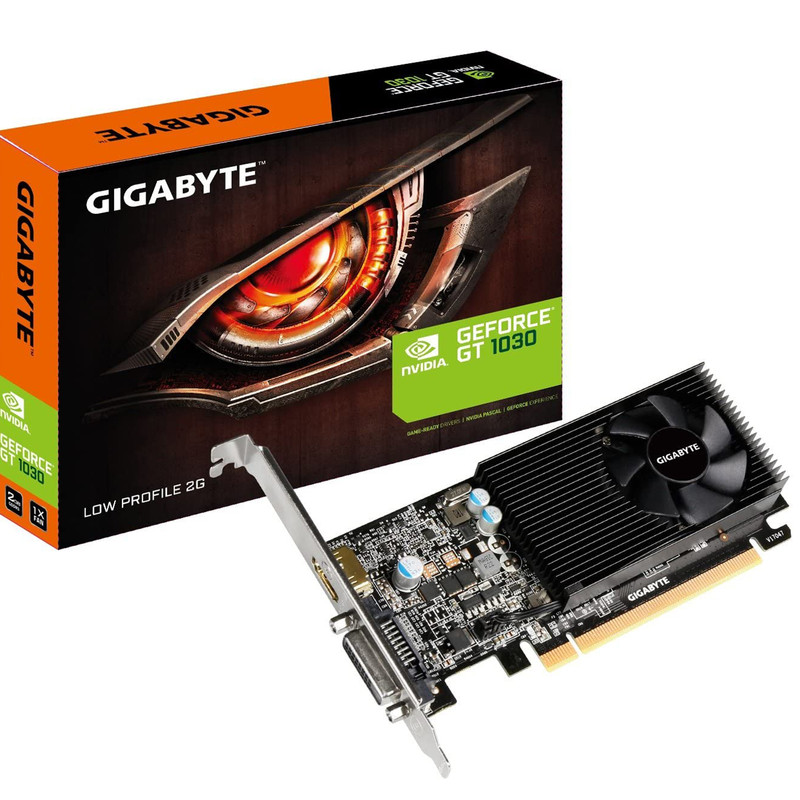کارت گرافیک گیگابایت مدل GeForce GT 1030 Low Profile D4 2G 1