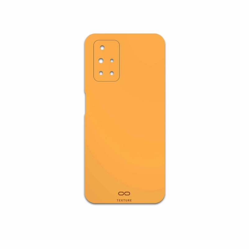 برچسب پوششی ماهوت مدل Matte-Orange مناسب برای گوشی موبایل شیائومی Redmi 10