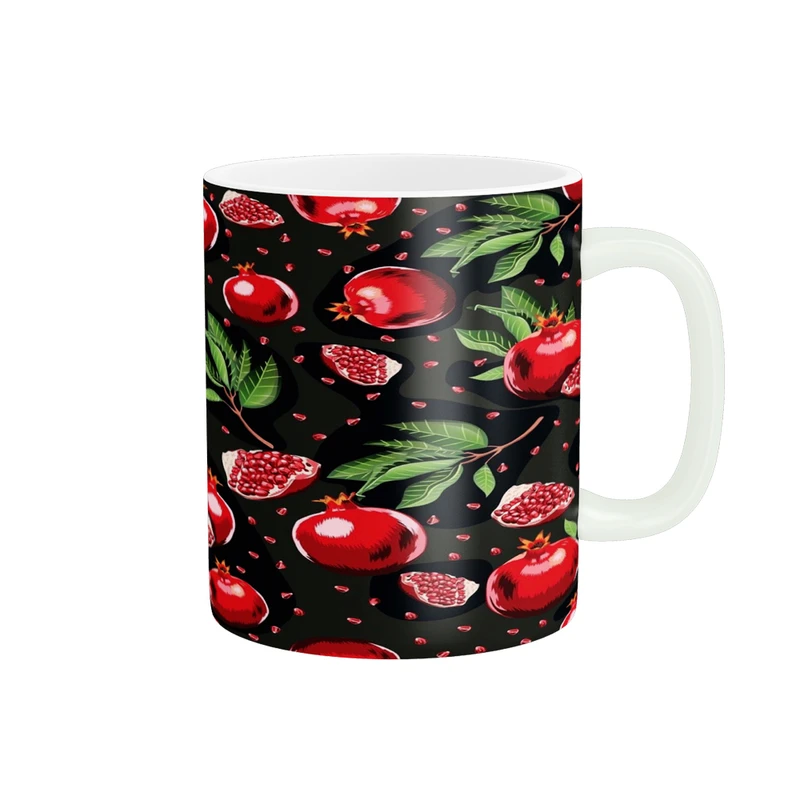 ماگ پادآفرین مدل یلدا شب چله طرح انار کد p1871