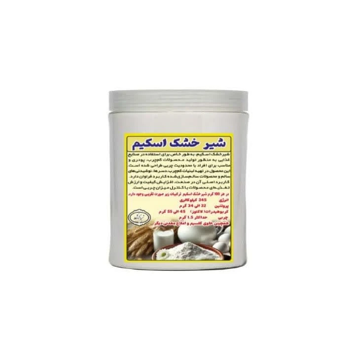 پودر شیر خشک اسکیم پروتئین شمیم اشک گل - 150 گرم