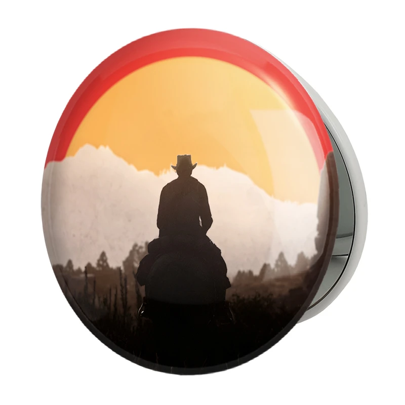 آینه جیبی خندالو طرح بازی رد دد Red Dead مدل تاشو کد 30131