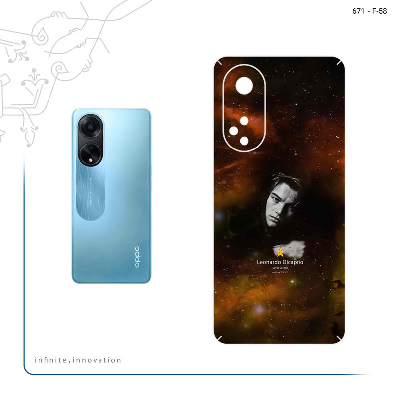 برچسب پوششی ماهوت مدل Leonardo Dicaprio مناسب برای گوشی موبایل اپو A98