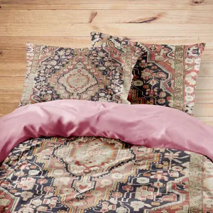 سرویس روتختی مدوپد طرح فرش ملایر مدل C-Malayer02 یک نفره 4 تکه