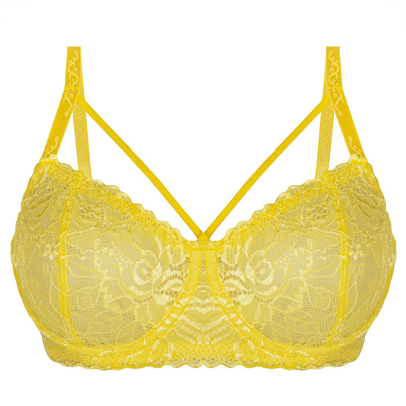 ست شورت و سوتین زنانه پرجامدا مدل 125010710 فنردار رنگ زرد