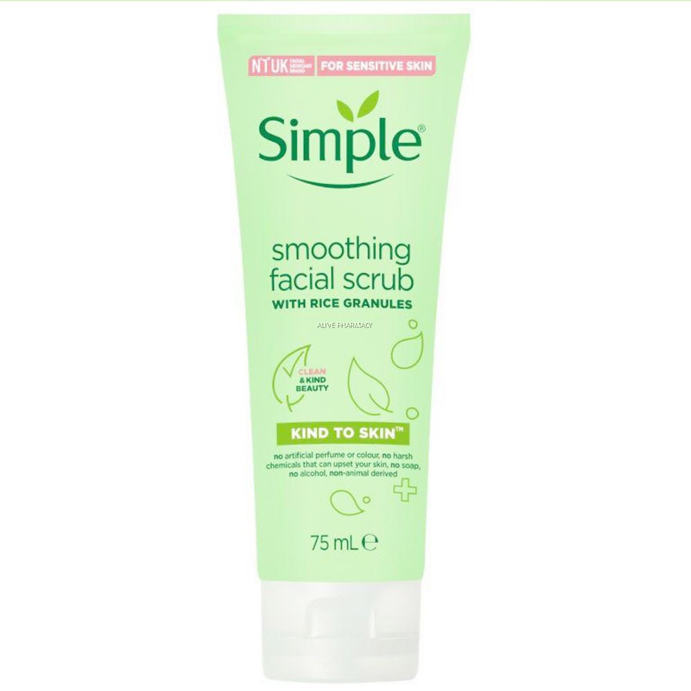 اسکراب لایه بردار پوست سیمپل مدل smoothing حجم 75 میلی لیتر  -  - 1