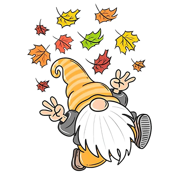  استیکر پارچه و لباس پاد آفرین طرح پاییز کد 4421