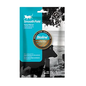 بستنی گربه بایولاین مدل Smooth Pate با طعم ماهی تن بسته 5 عددی