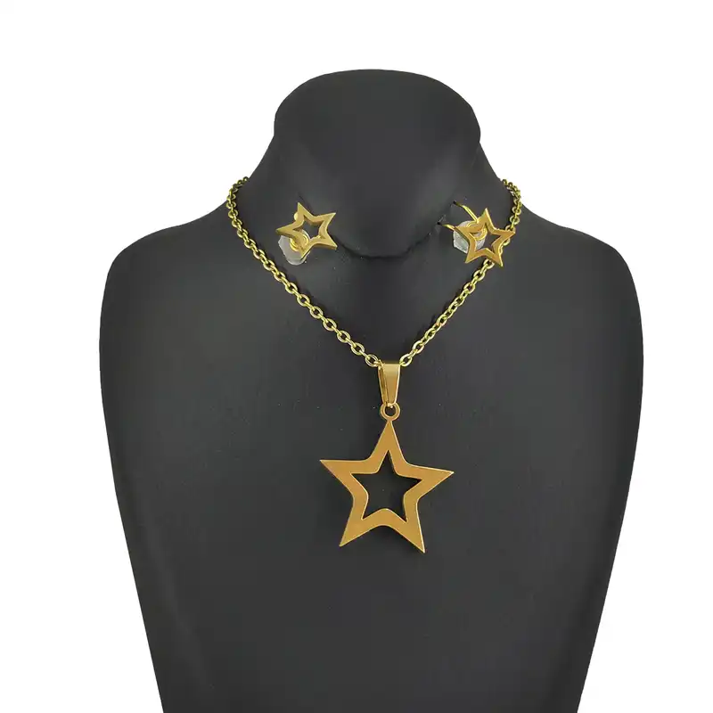 نیم ست زنانه مدل ستاره توخالی