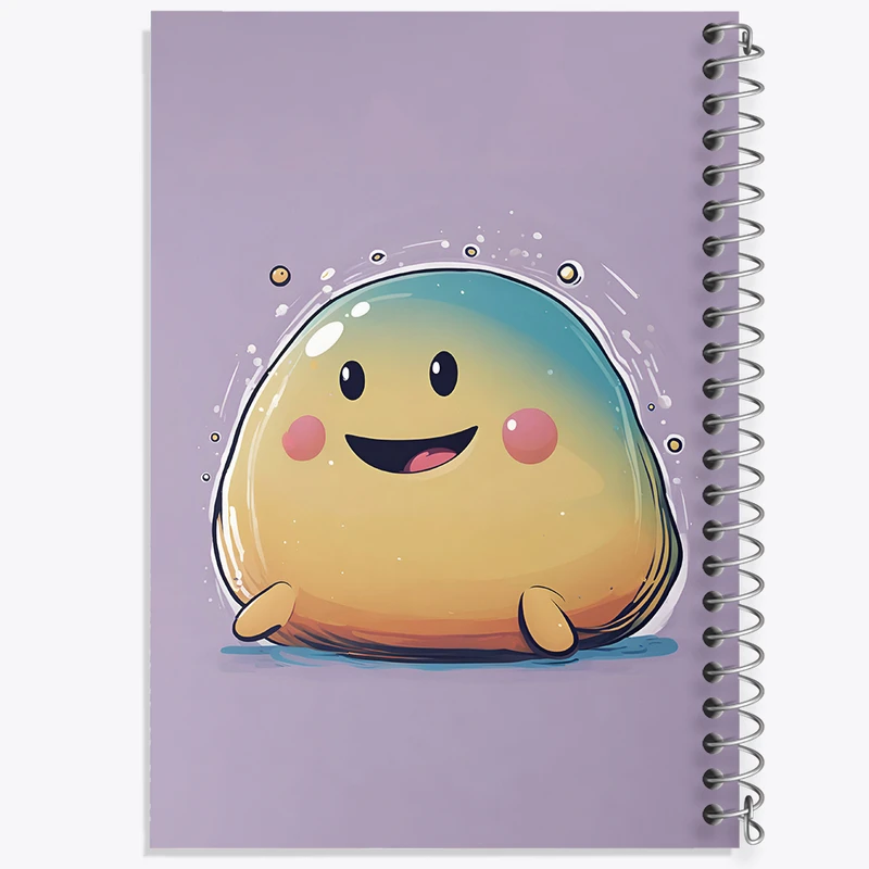 دفتر مشق 100 برگ خندالو طرح فانتزی کد N3574