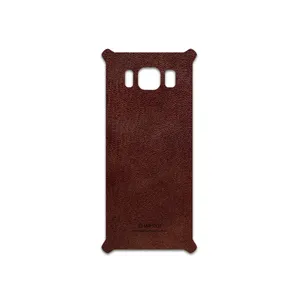 MAHOOT Natural-Leather Cover Sticker for Samsung Galaxy S8 Active
