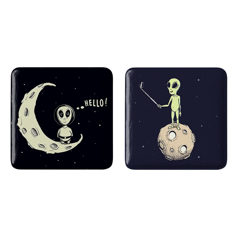 مگنت خندالو مدل فضایی کد 19511956 مجموعه 2 عددی