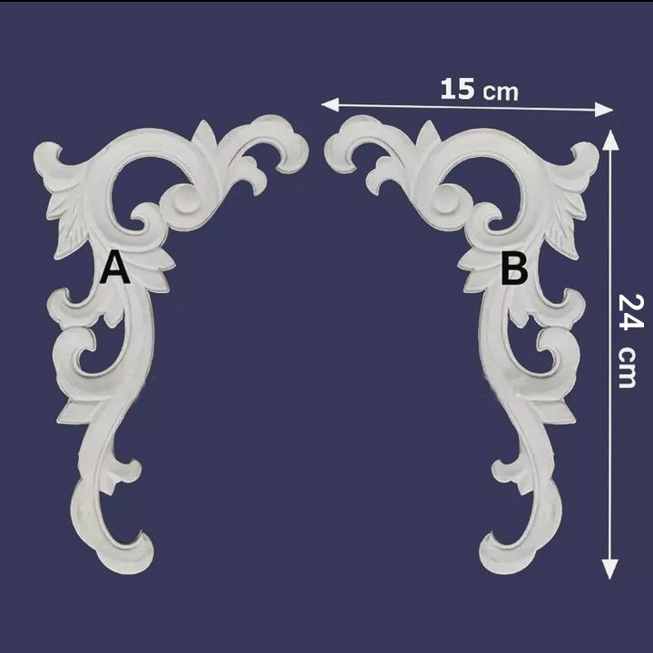 ابزار پیش ساخته مدل پی وی سی گوشه A8 بسته 4 عددی