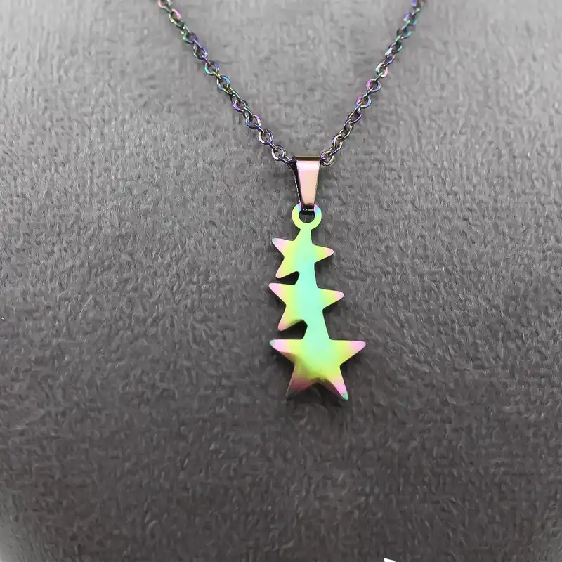 نیم ست زنانه طرح ستاره هلوگرامی