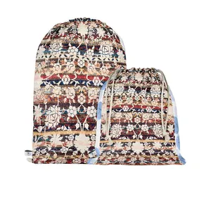 کوله پشتی ورزشی مدوپد مدل گلباف md00423 بسته 2 عددی