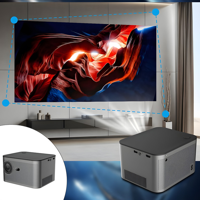 ویدئو پروژکتور اندرویدی مدل Auto Keystone2024 ویدئو پروژکتور اندرویدی مدل Auto Keystone2024