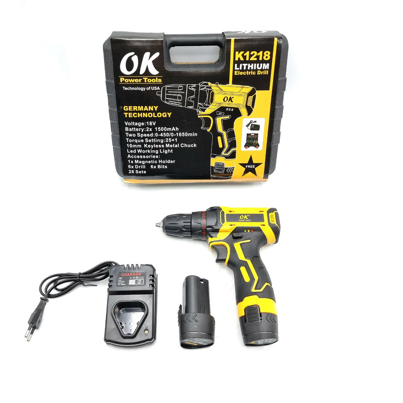 مجموعه 26 عددی پیچ گوشتی شارژی اوکی مدل POWER_TOOLS مجموعه 26 عددی پیچ گوشتی شارژی اوکی مدل POWER_TOOLS