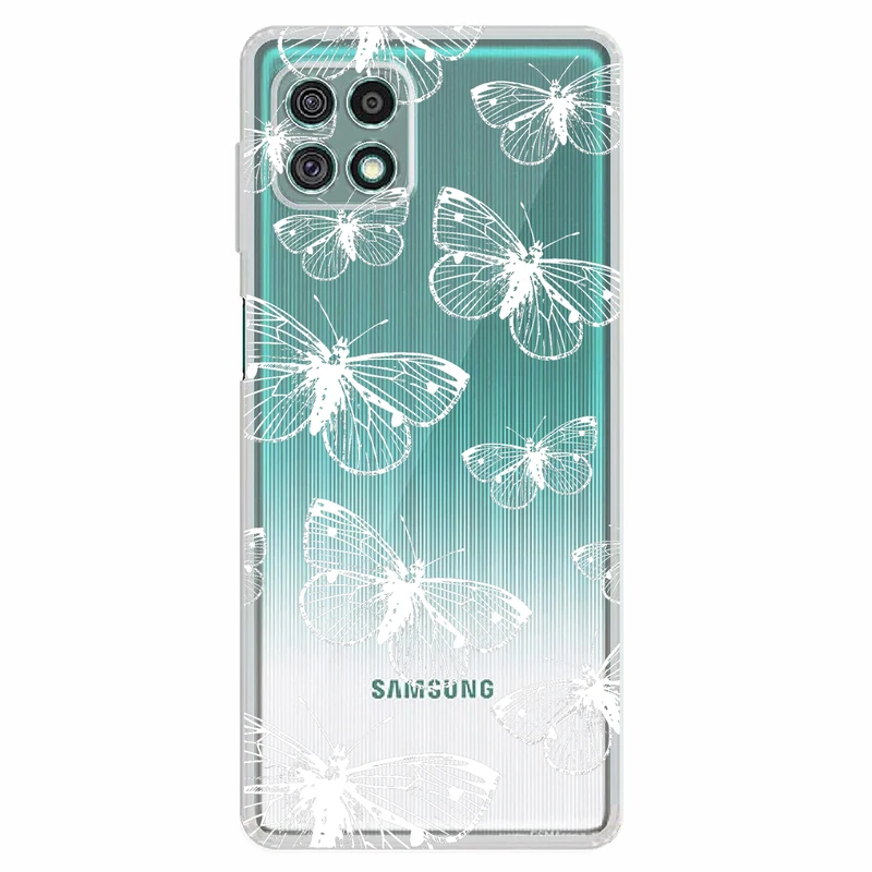 کاور مگافون طرح پروانه مدل C54-W مناسب برای گوشی موبایل سامسونگ Galaxy A22 5G