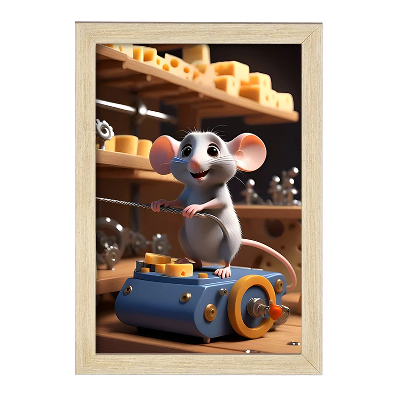تابلو خندالو مدل موش کوچولو کد F7793
