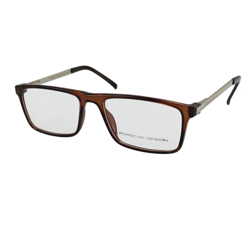 فریم عینک طبی مستطیلی مدل 136 دوردار کائوچویی مناسب برای انواع فرم صورت