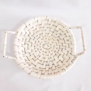 سبد حصیر بافی مدل گرد کد n51