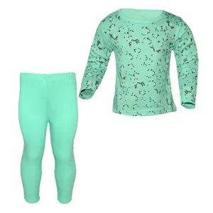 ست تی شرت آستین بلند و شلوار دخترانه مدل 117