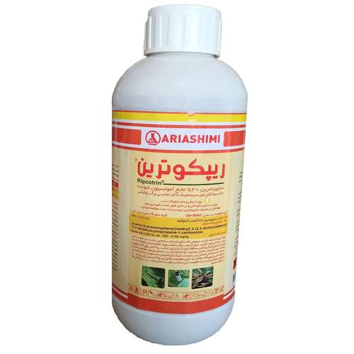 حشره کش شته و کرم اریا شیمی مدل سایپرمترین حجم 1لیتر 