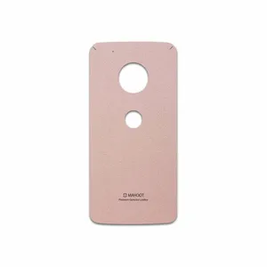 MAHOOT Rose Gold Leather Cover Sticker for Motorola Moto G5 Plus