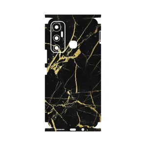 MAHOOT Graphite_Gold_Marble-FullSkin Cover Sticker for Infinix Hot 11