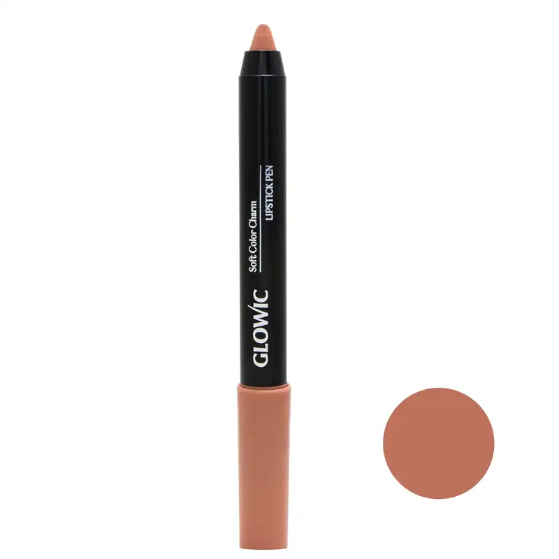 رژ لب مدادی گلویک مدل GLO شماره 005