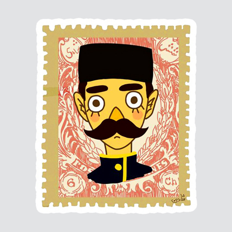 استیکر لپ تاپ پیکسل میکسل مدل نوستالژی دهه 60 مجموعه 7 عددی
