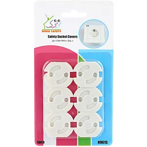 درپوش پریز برق نی نی ک مدل N9615 بسته 6 عددی