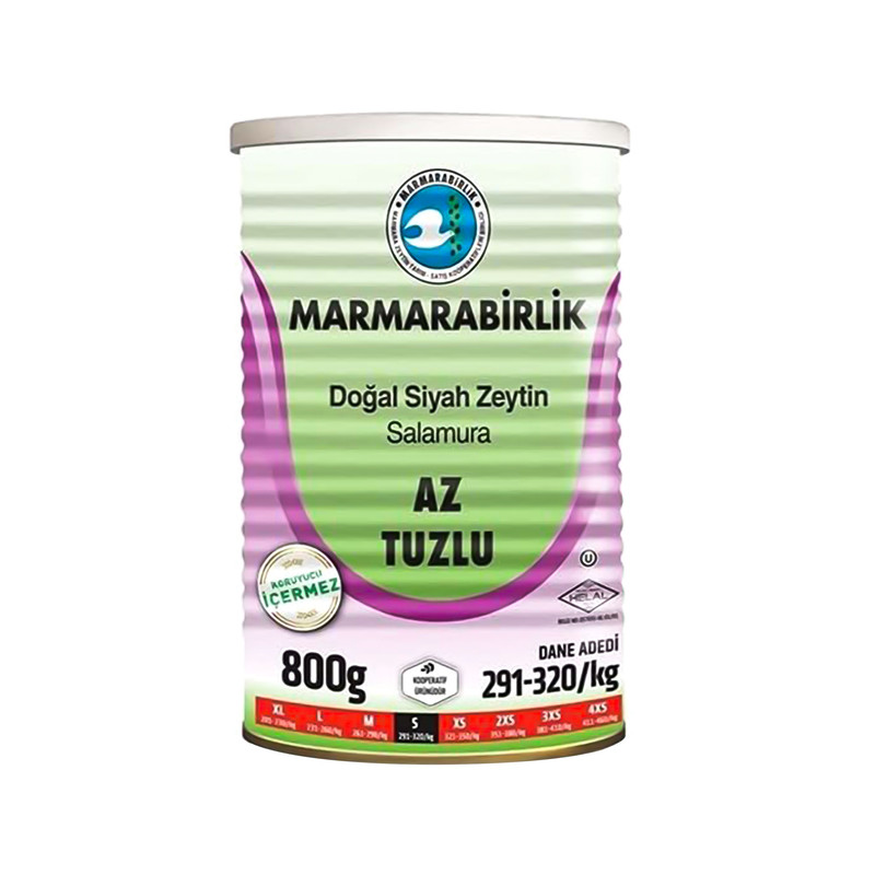 زیتون سیاه مارمارابیرلیک - 800 گرم