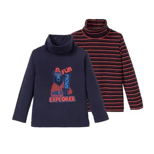 تی شرت آستین بلند پسرانه لوپیلو مدل YS001 مجموعه 2 عددی