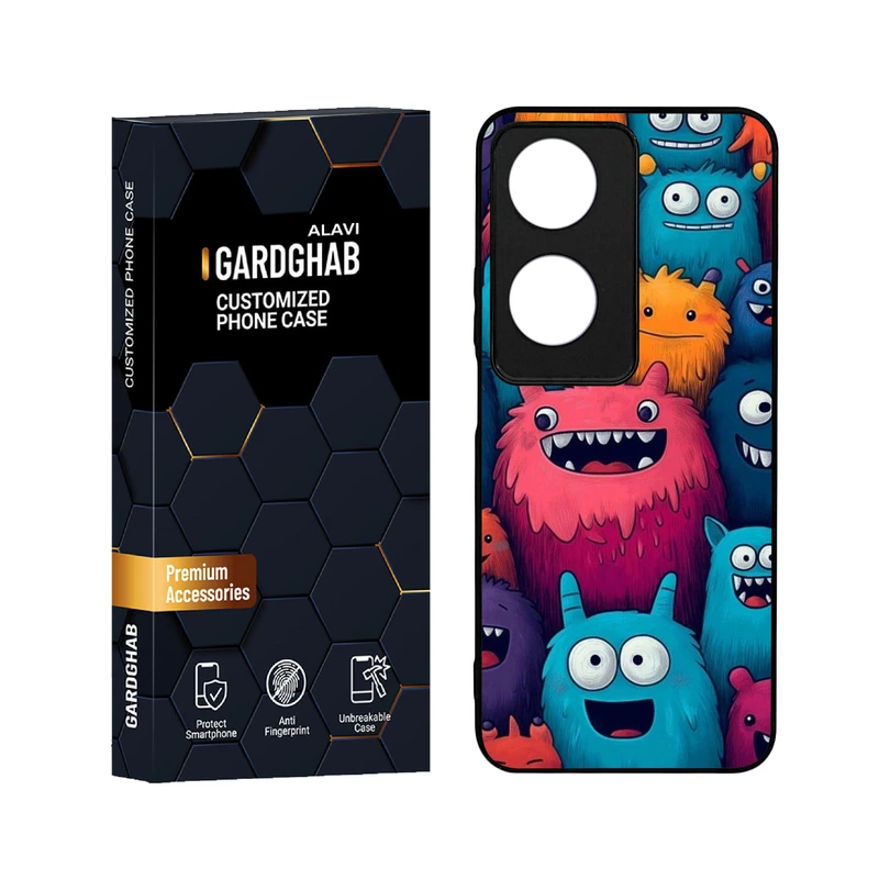 کاور گارد قاب علوی مدل دور ژله ای کارتونی و انیمه مناسب برای گوشی موبایل آنر X7B 4G