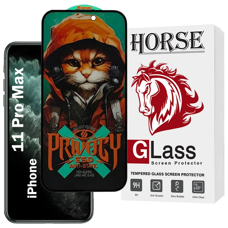 محافظ صفحه نمایش هورس مدل  CATPRVH مناسب برای گوشی موبایل اپل iPhone 11 Pro Max 