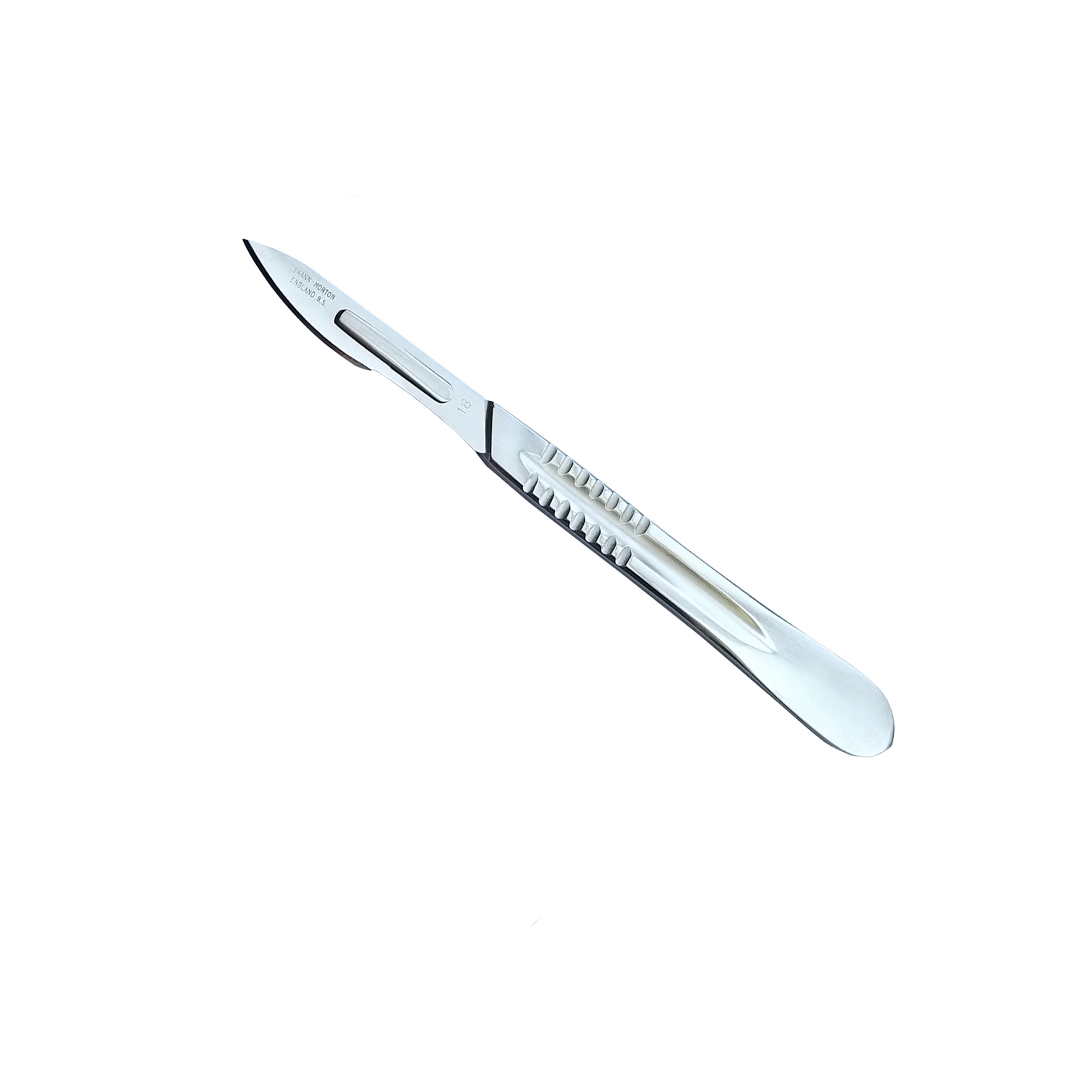 دسته تیغ جراحی مدل SKJYT002369  شماره 4  به همراه تیغ استریل شماره 18 کد SKJUQW002369 مجموعه 9 عددی