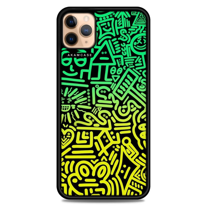 کاور آکام مدل AMC-WA11PRO-DOODLE16 مناسب برای گوشی موبایل اپل iPhone 11 Pro