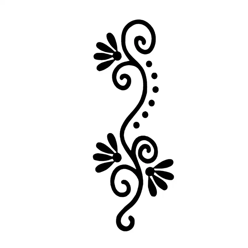 شابلون باتیس آرت طرح گل کد 50-423