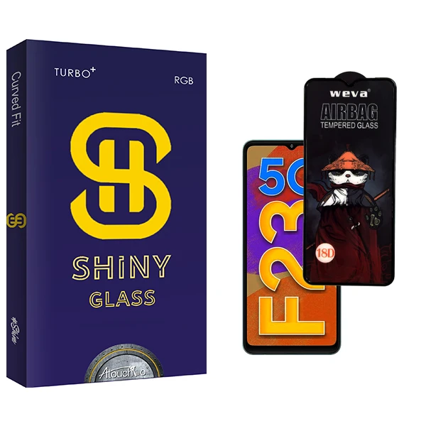 محافظ صفحه نمایش آتوچبو مدل Shiny GlassAirBag مناسب برای گوشی موبایل سامسونگ Galaxy F23 5G