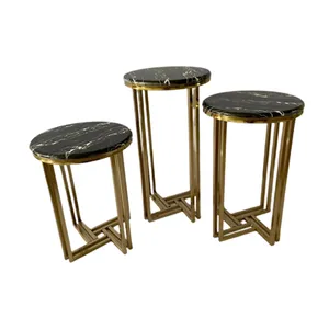 میز عسلی مدل نازی مجموعه 3 عددی