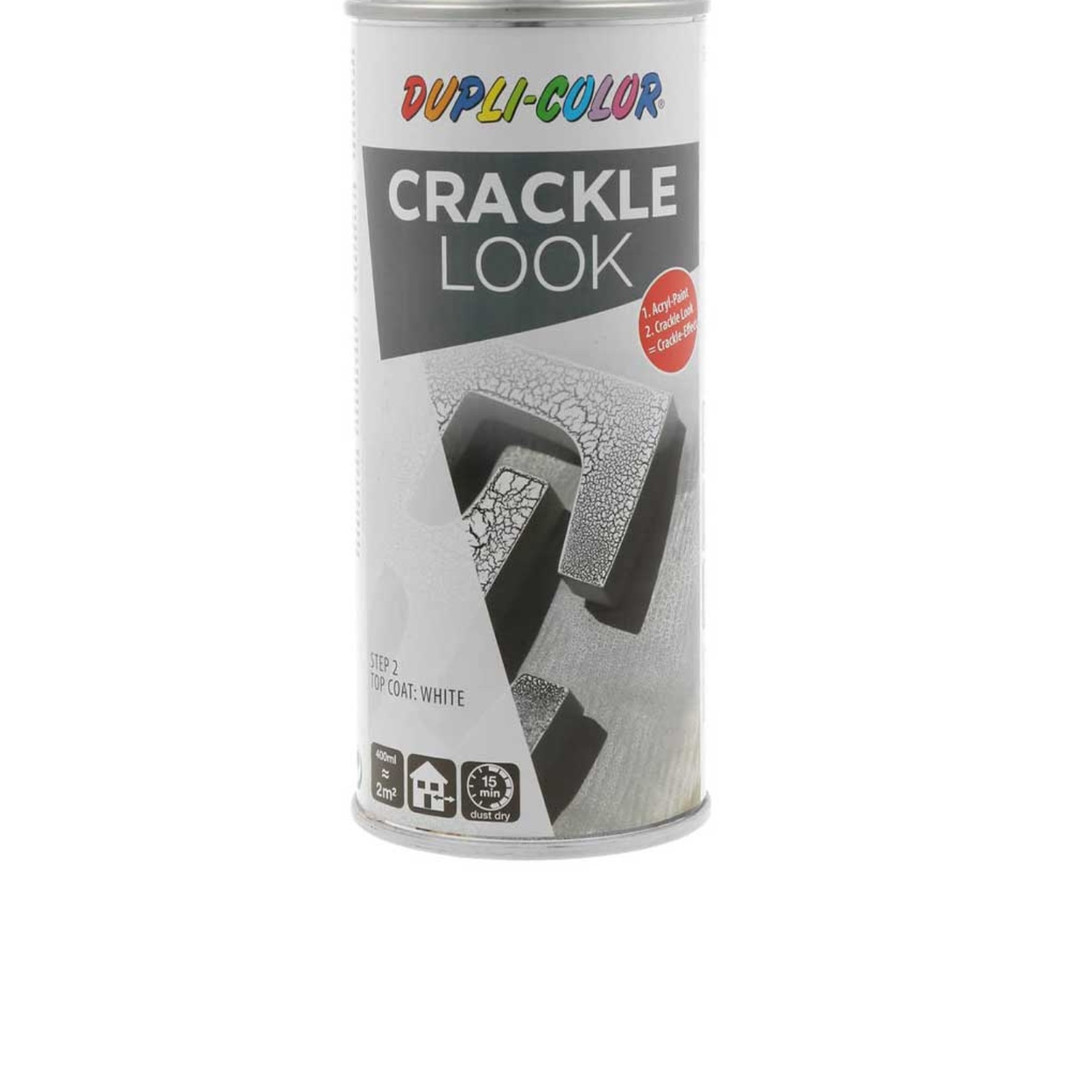 اسپري رنگ ترک سفید دوپلي کالر مدل CRACKLE LOOK حجم 400 میلی لیتر