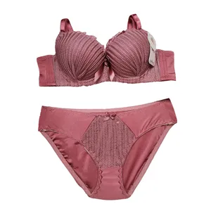 ست شورت و سوتین زنانه مدل اسفنجی جکدار رنگ کالباسی