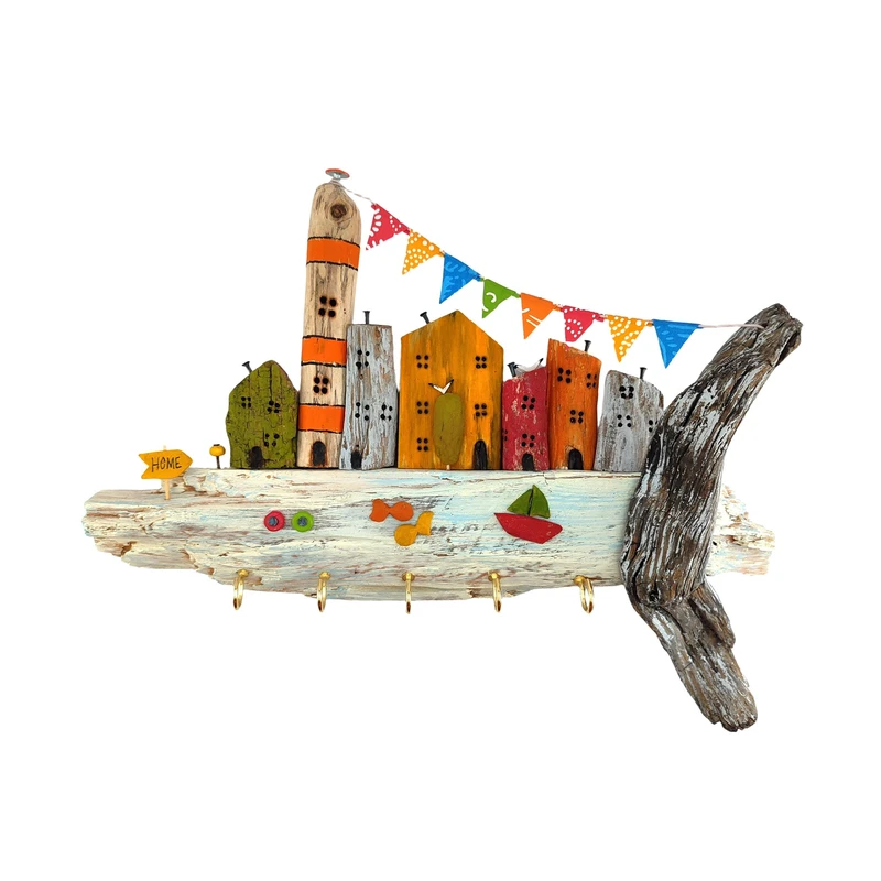 جاکلیدی دیواری چوبی مدل k178