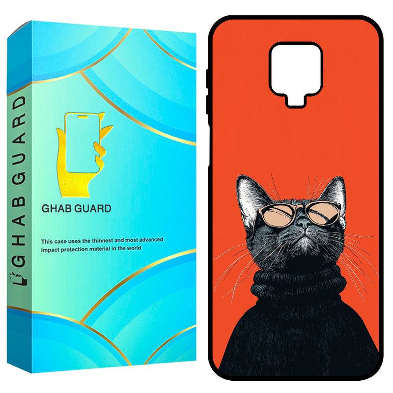 کاور قاب گارد طرح گربه مدل GCHPN9S مناسب برای گوشی موبایل شیائومی Redmi Note 9S / Redmi Note 9 Pro / Redmi Note 9 Pro Max