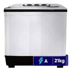 ماشین لباسشویی دو قلو 21 کیلوگرم نیمه اتوماتیک پاکشوما مدل fa21