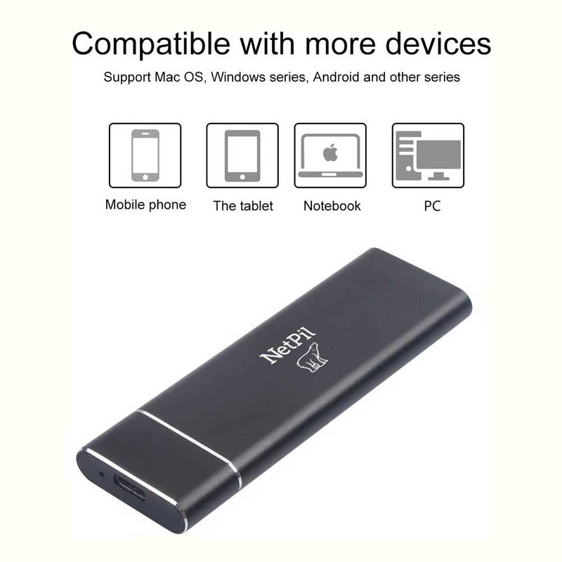 باکس تبدیل  NGFF SSD M.2 به USB3.0 نت پیل مدل V127